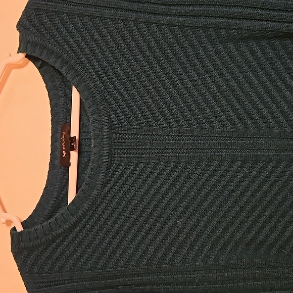 Ab studio teal sweater women's small - Picture 4 of 6